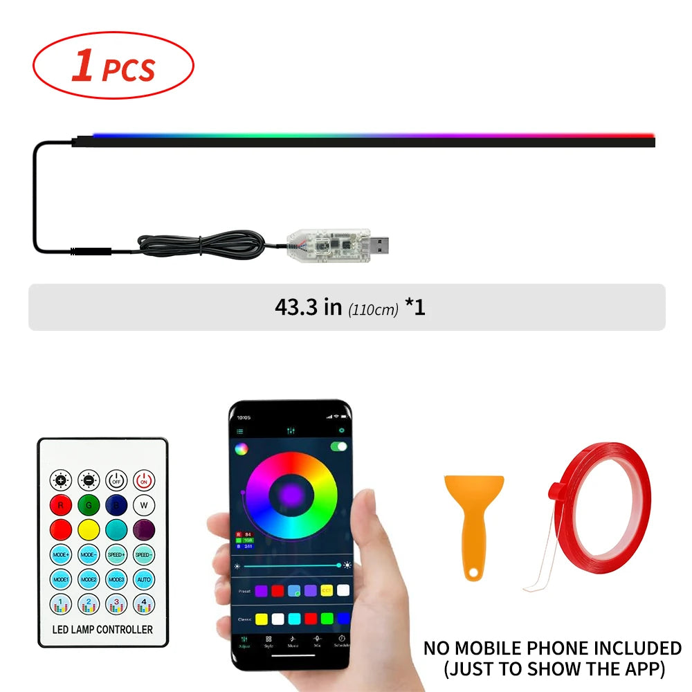 RGB Ambient LED Kit — Interior Car Lighting with Remote